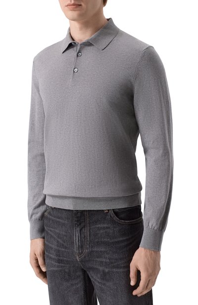 Хлопковое поло BOSS, арт. 50506025, фото 3