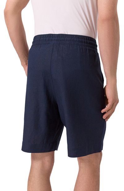 Шорты изо льна и вискозы EMPORIO ARMANI, арт. EM000681/AF12356, фото 4