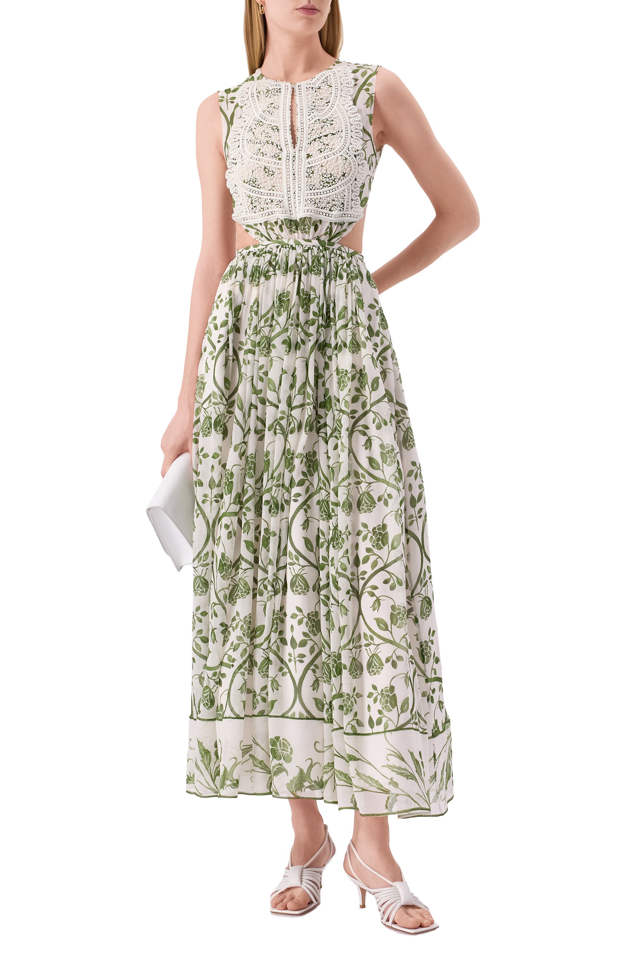 Шелковое платье GIAMBATTISTA VALLI, арт. 25SSPVTE5259-43PRI, фото 2