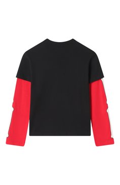 Детская хлопковый лонгслив AMIRI черного цвета, арт. AKJYTE1023 | Фото 2 (Рукава: Длинные; Мальчики Кросс-КТ: Футболка-спорт, Лонгслив-одежда; Материал внешний: Хлопок; Ростовка одежда: 4 года | 104 см, 8 лет | 128 см, 10 - 11 лет | 140 - 146см, 12 лет | 152 см, 6 лет | 116 см)