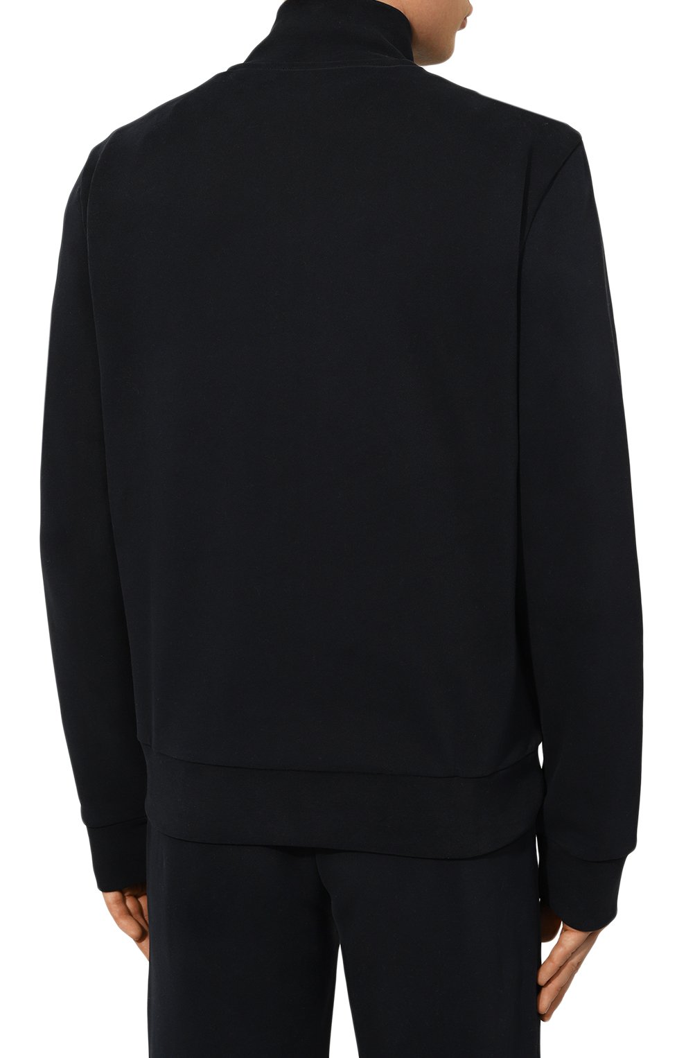 Хлопковая толстовка CORNELIANI темно-синего цвета по цене 39950 руб., арт. 94G560-9425006, фото 4 Хлопковая толстовка CORNELIANI, арт. 94G560-9425006, фото 4