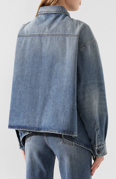 Джинсовая куртка BALENCIAGA синего цвета по цене 108500 руб., арт. 606166/TDW14, фото 4 Джинсовая куртка BALENCIAGA, арт. 606166/TDW14, фото 4