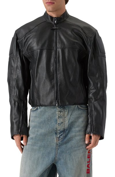 Кожаная куртка BALENCIAGA, арт. 830859/TSS01, фото 3