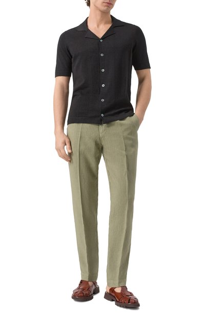 Рубашка изо льна и хлопка GRAN SASSO, арт. 57184/18637, фото 2