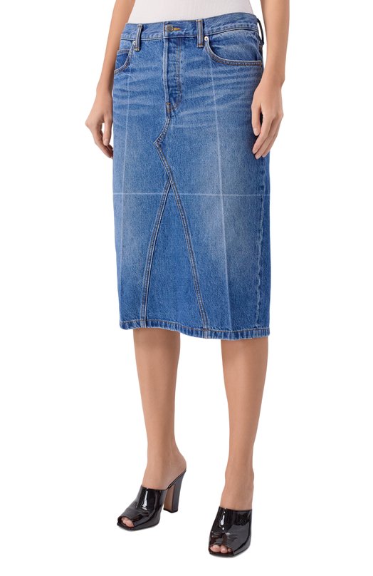 Джинсовая юбка Alexander Wang 4DC4255849 Синий  4DC4255849 Фото 3