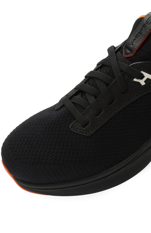 Текстильные кроссовки Bounce Santoni MBBG22082NEAN0FY Чёрный  MBBG22082NEAN0FY Фото 7