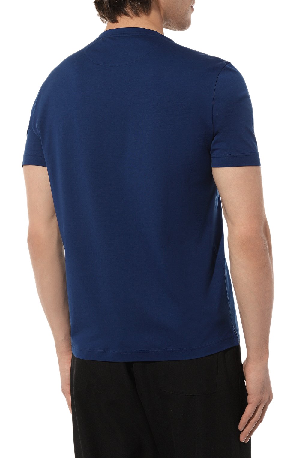 Хлопковая футболка PRADA, арт. UJN587-1UOQ-F0KFE-202, фото 4