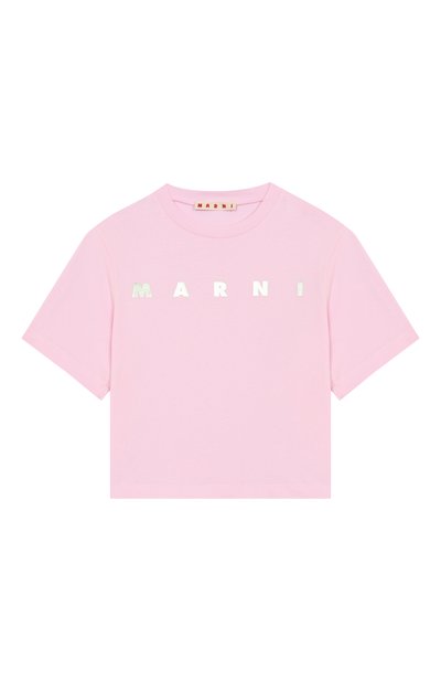 Хлопковая футболка MARNI, арт. M01317/M00HZ