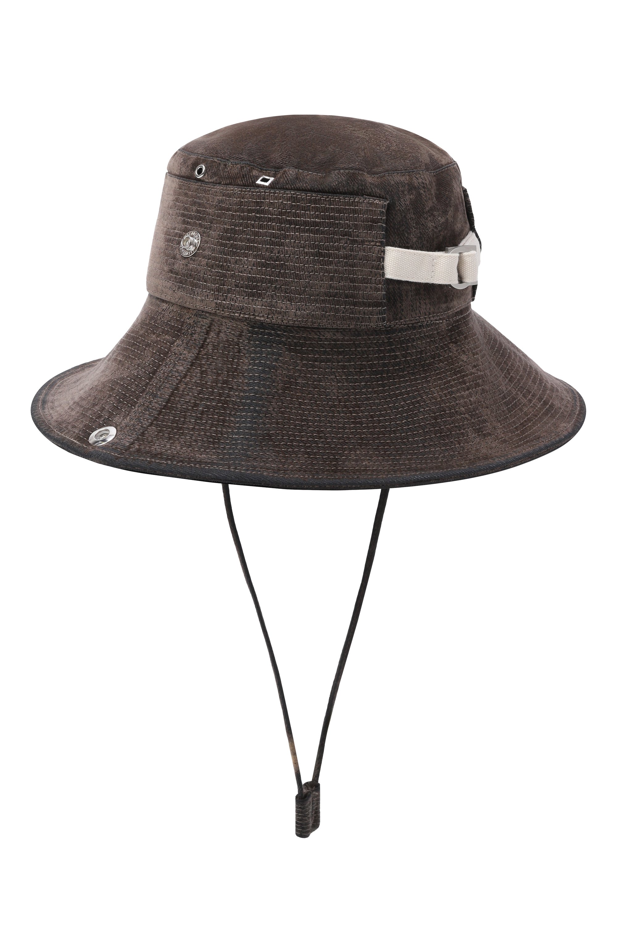 Хлопковая панама JACQUEMUS коричневого цвета по цене 39750 руб., арт. 26EACU00721/AD00051, фото 2 Хлопковая панама JACQUEMUS, арт. 26EACU00721/AD00051, фото 2