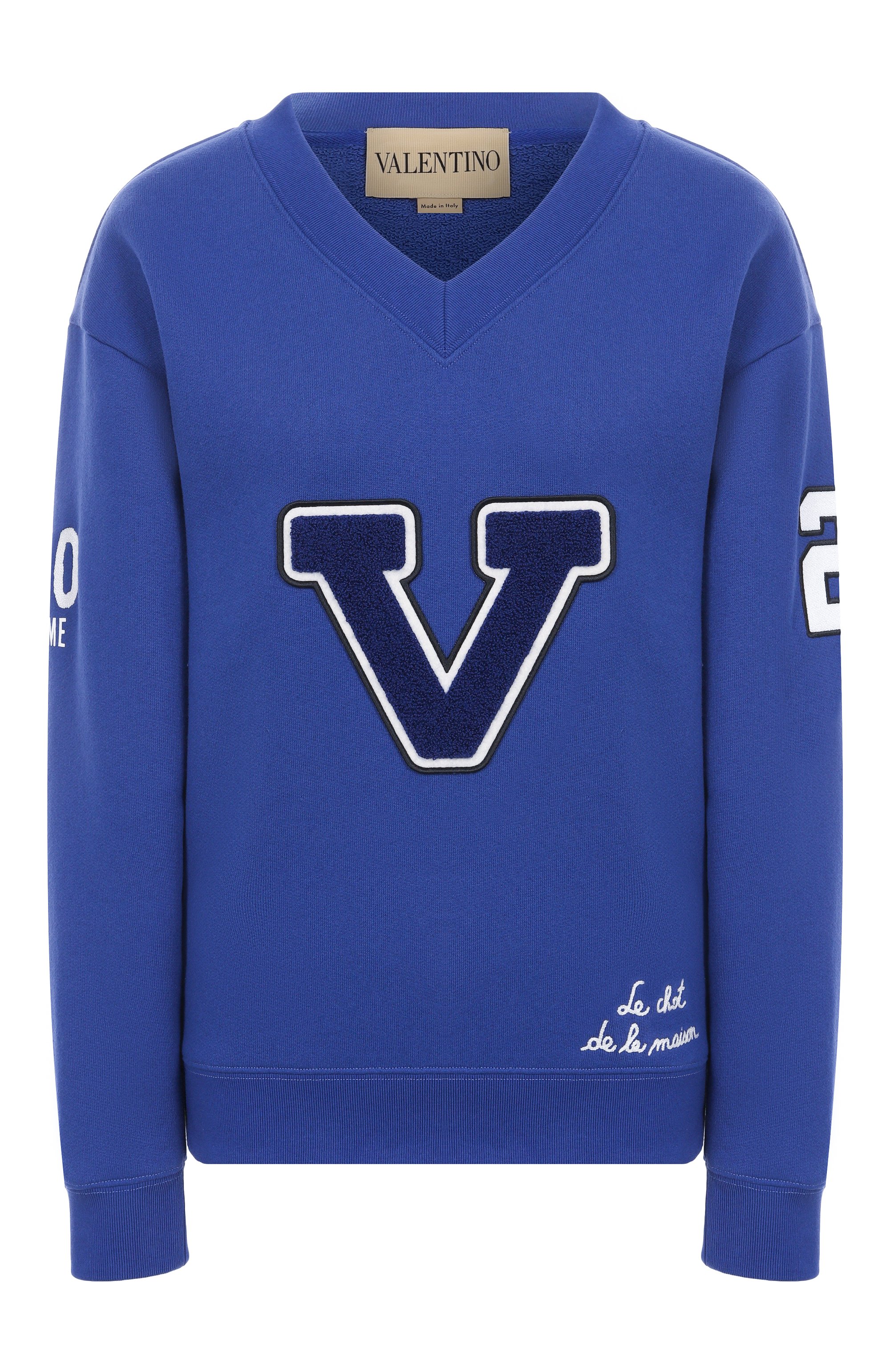 Хлопковый свитшот VALENTINO, арт. 7B3MF24V9KY, �фото 1