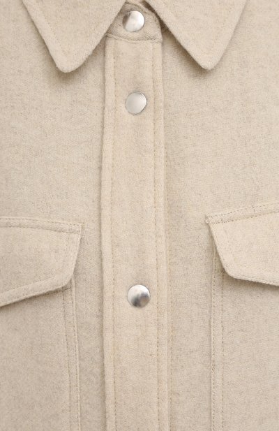 Шерстяное пальто ISABEL MARANT ETOILE, арт. MA0902-21P064E/F0NTIA, фото 5