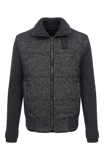Мужская шерстяной бомбер DOLCE & GABBANA, арт. G9BVST/GJ846