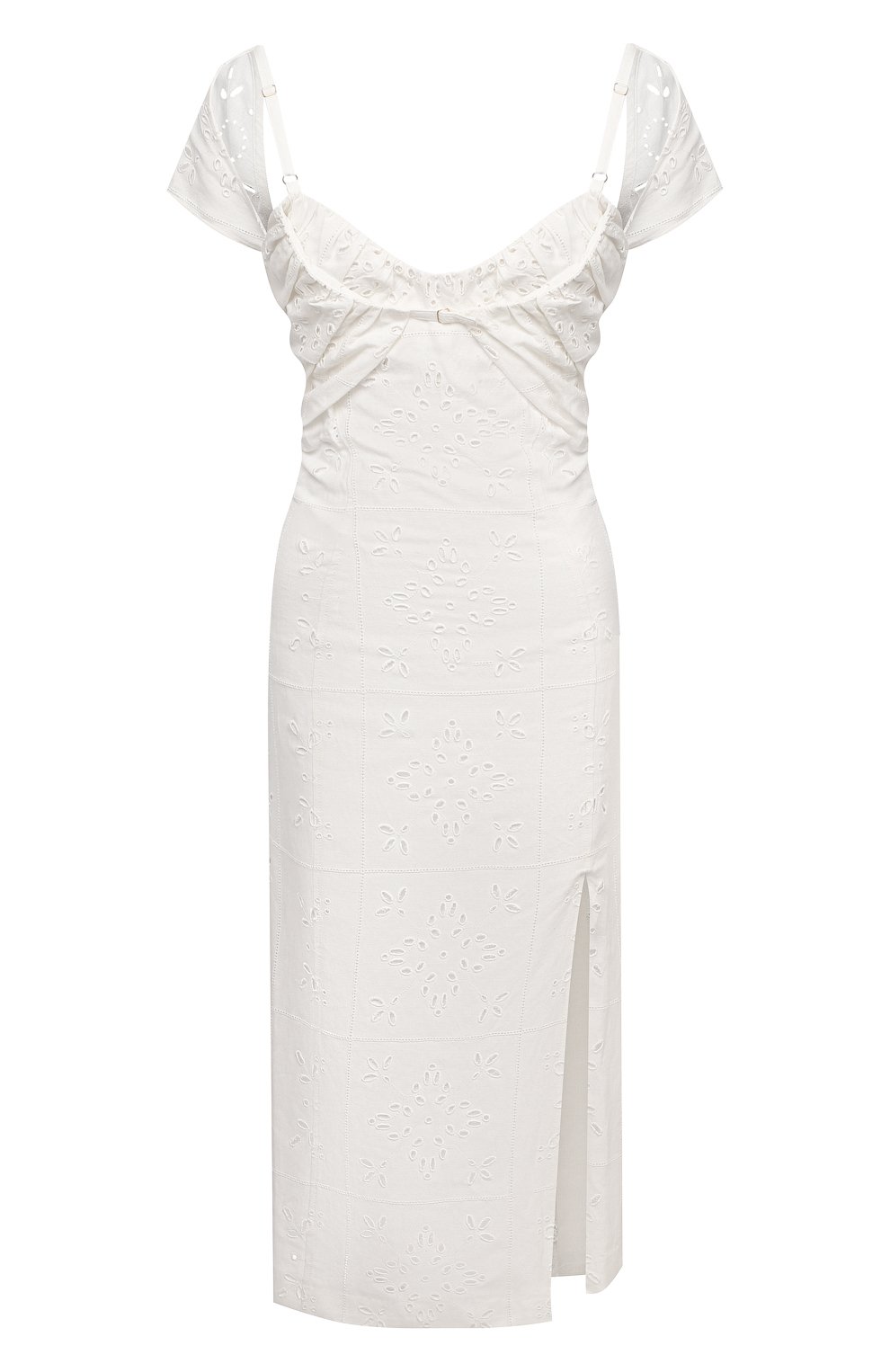 Платье изо льна и вискозы JACQUEMUS, арт. 211DR15/113114, фото 1