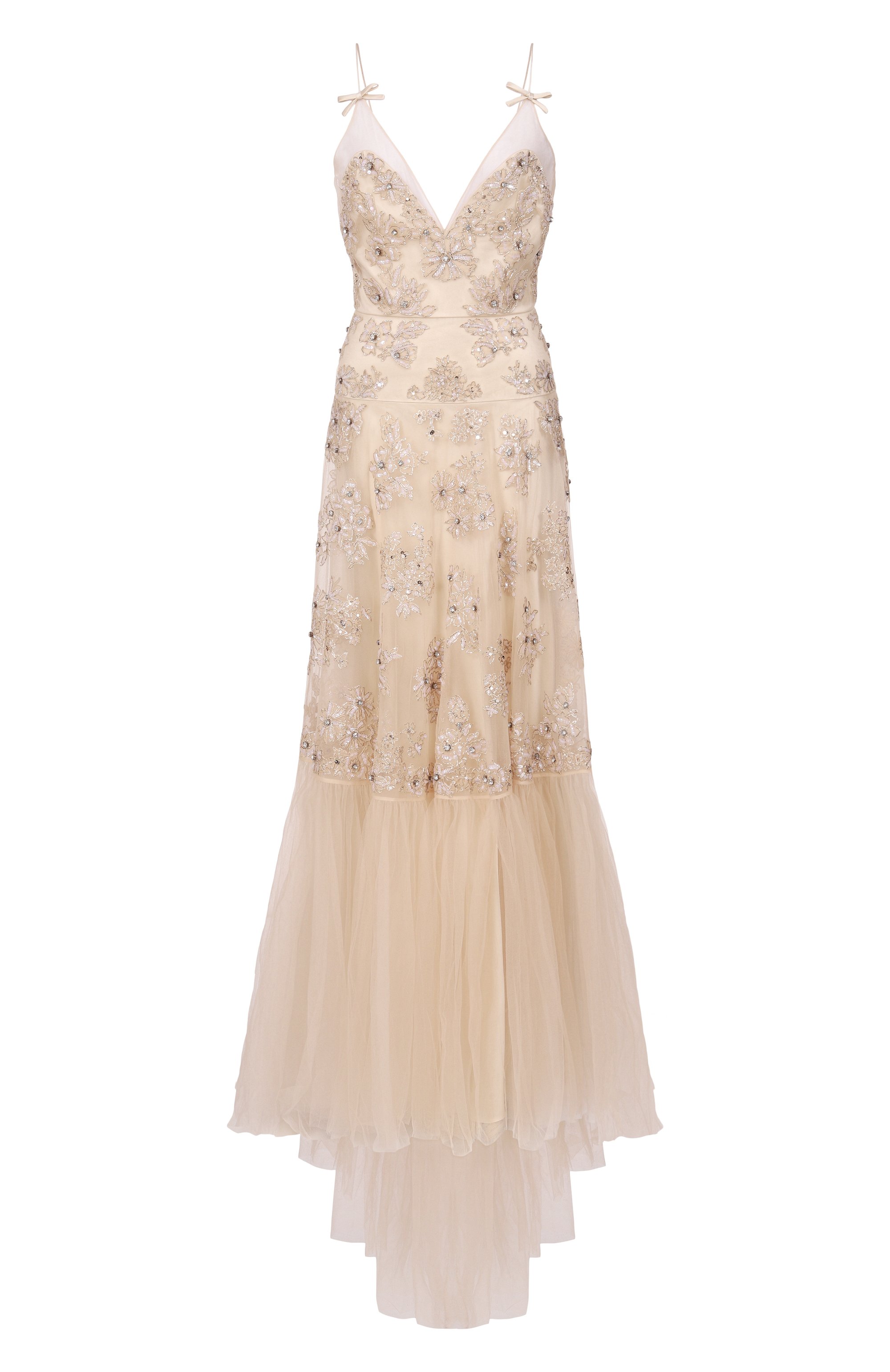 Платье с отделкой пайетками и стразами VALENTINO, арт. 8B3VDMK0/1ED, фото 1