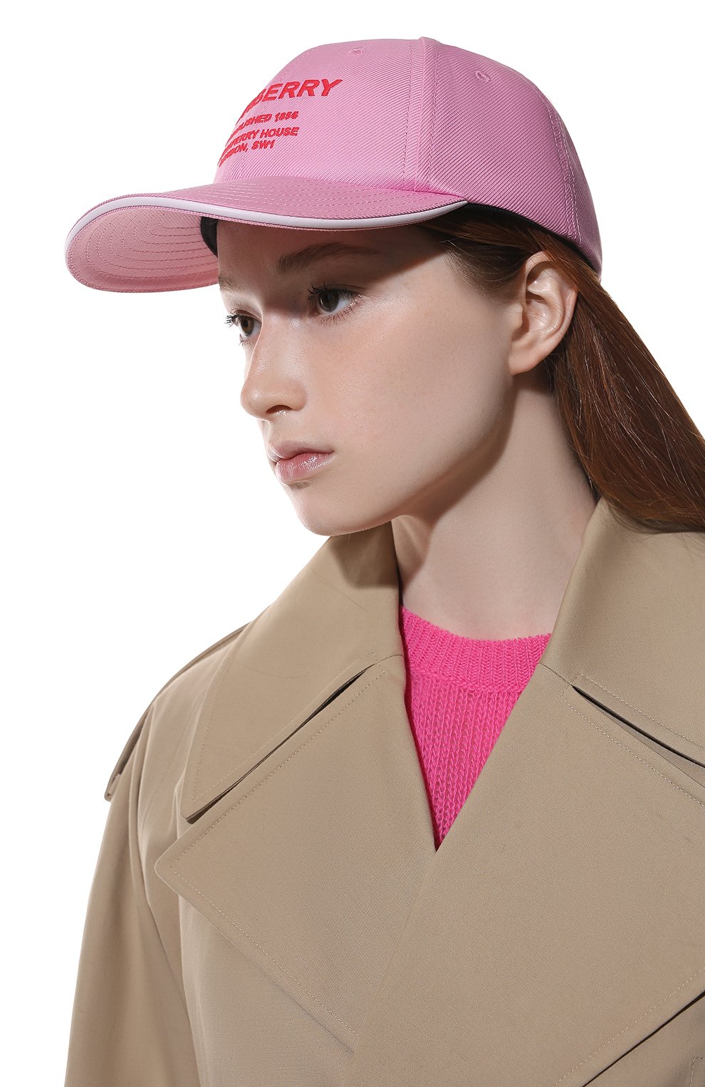 Хлопковая бейсболка BURBERRY, арт. 8048725, фото 2