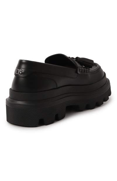 Кожаные лоферы DOLCE & GABBANA, арт. A30262/AB640, фото 5