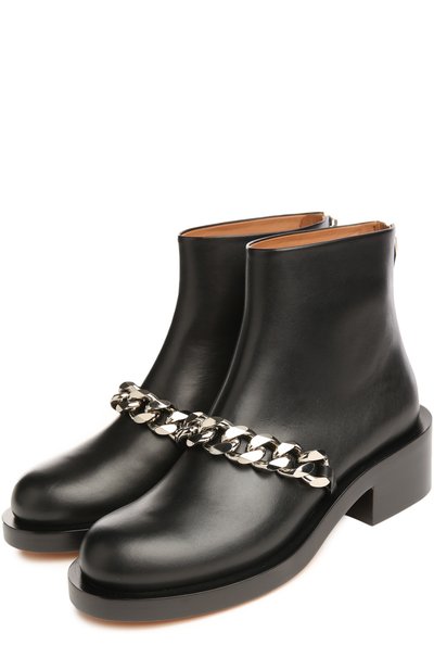 Кожаные ботинки с массивной цепью GIVENCHY, арт. BE0/8198/004, фото 2