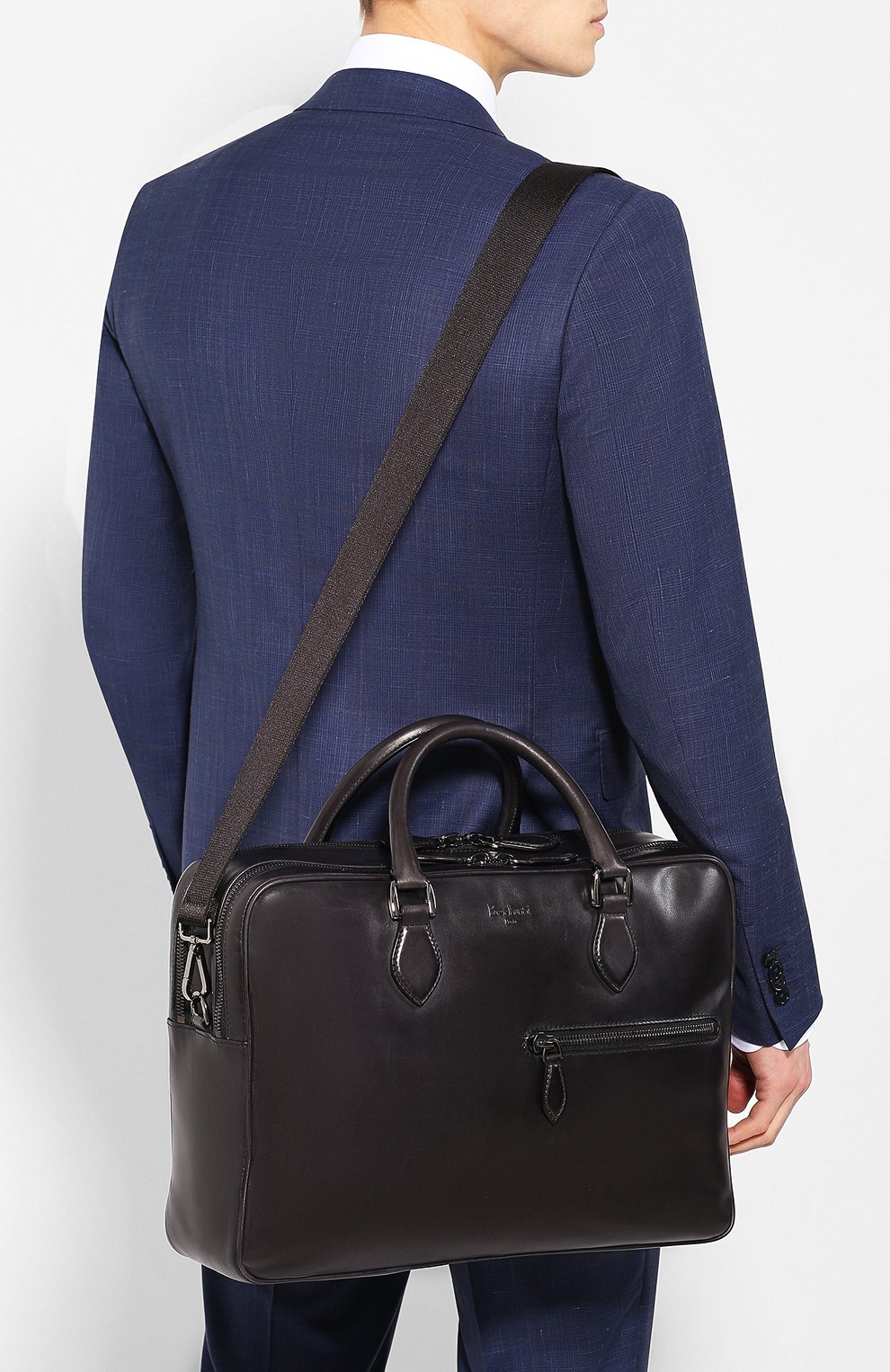 Кожаная сумка для ноутбука BERLUTI, арт. M167212, фото 5
