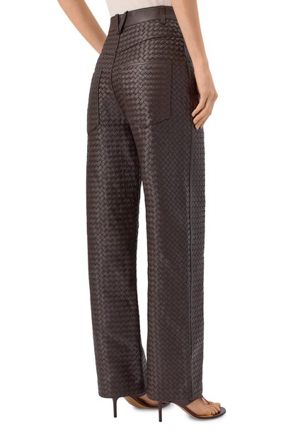 Кожаные брюки BOTTEGA VENETA, арт. 854664/V6AR0, фото 4