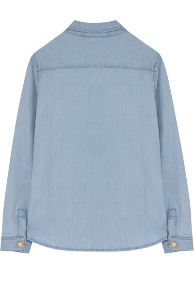 Джинсовая рубашка с декоративными пуговицами BALMAIN, арт. S8E/1010/T192, фото 2
