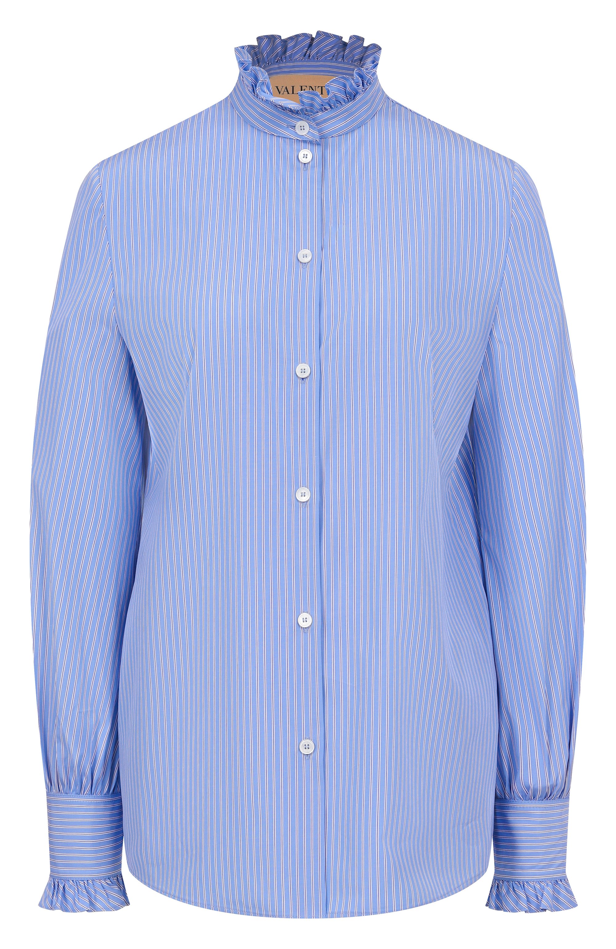 Хлопковая рубашка VALENTINO, арт. 7B3AB7R8/9MK, фото 1