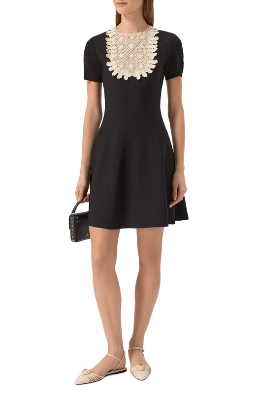 Кожаные балетки Coeur Royal Valentino 8W2S0LX5/DMD Кремовый  8W2S0LX5/DMD Фото 3