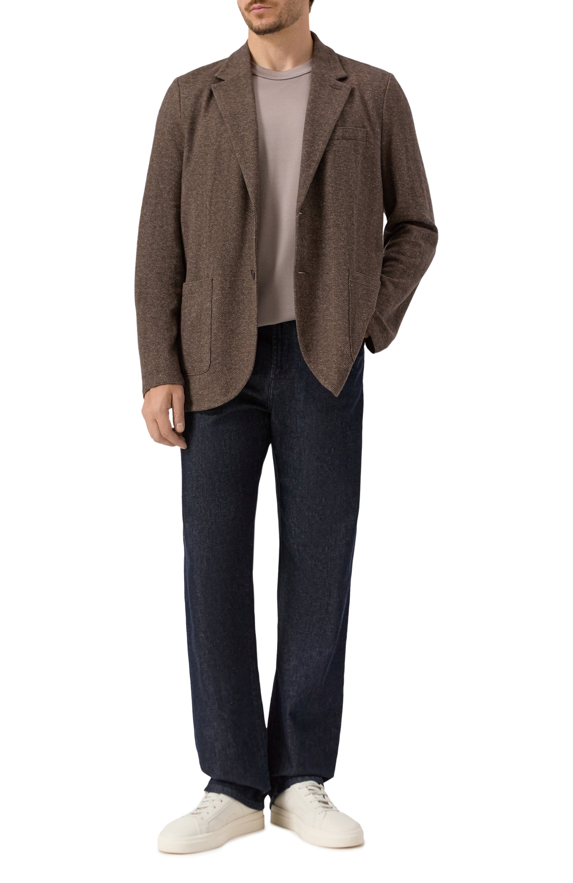 �Пиджак из шерсти и хлопка HARRIS WHARF LONDON, арт. CL9535MRA, фото 3