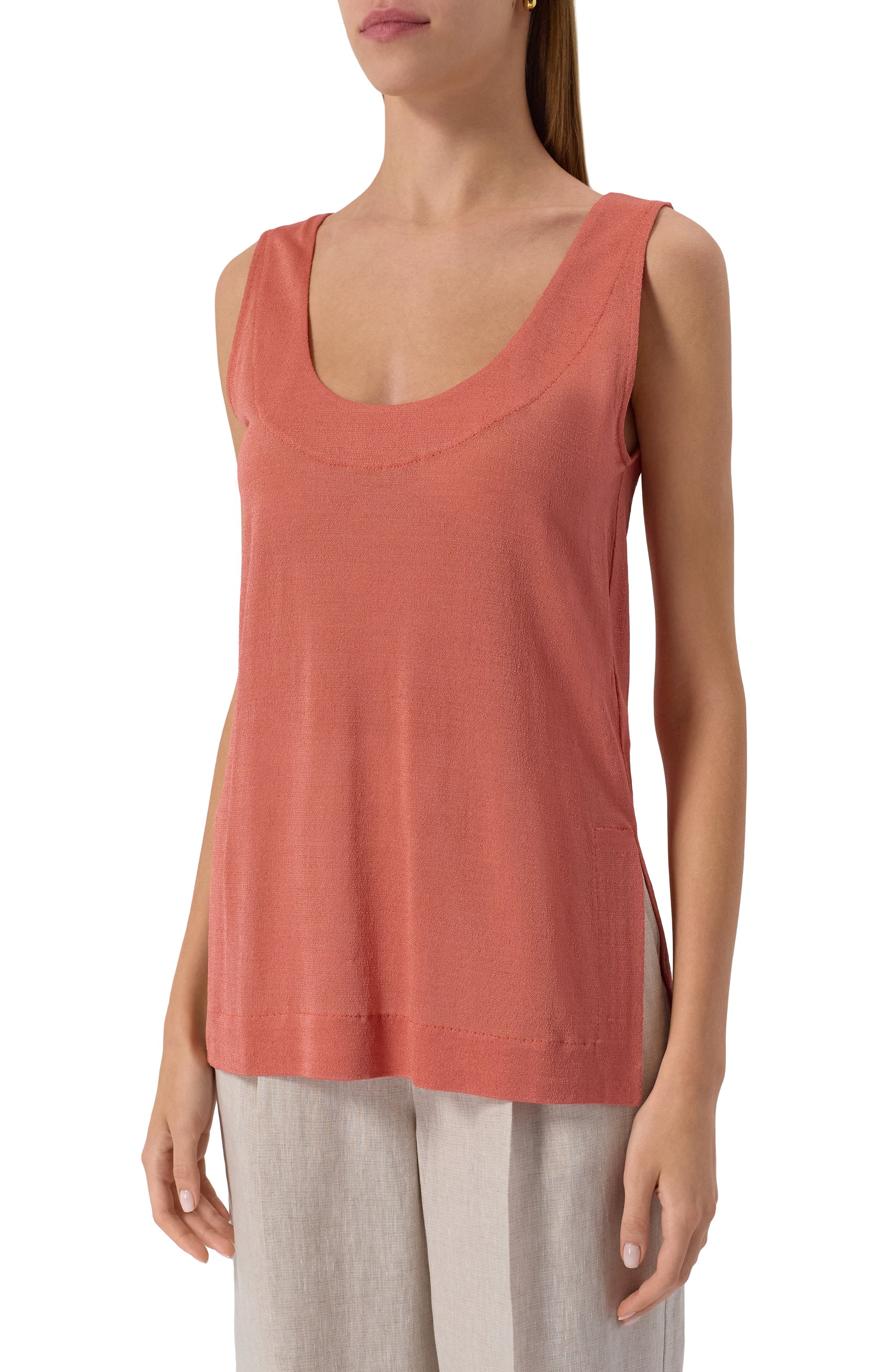 Топ из вискозы GIORGIO ARMANI, арт. GW001075/AF15523, фото 3