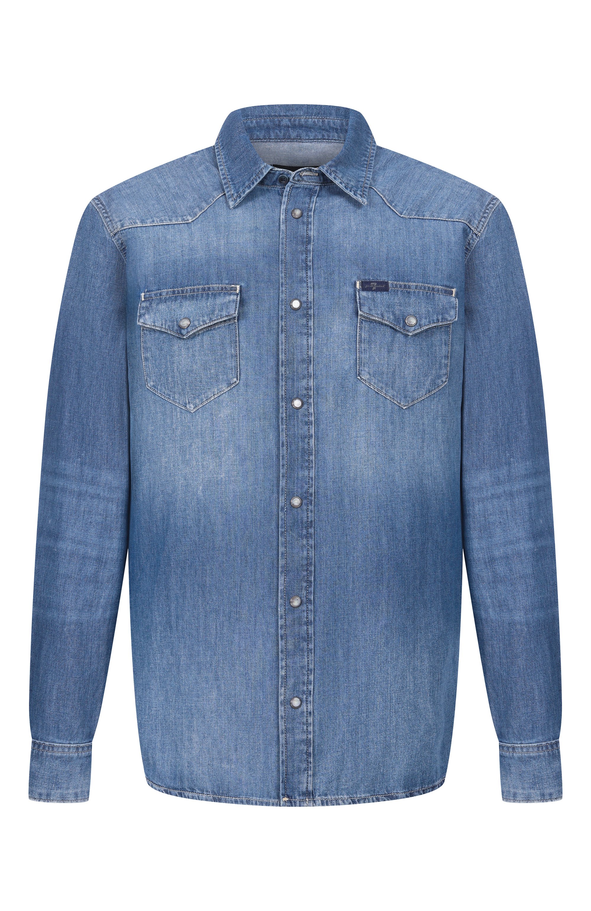 Джинсовая рубашка 7 FOR ALL MANKIND, арт. 7T840G51-29W, фото 1
