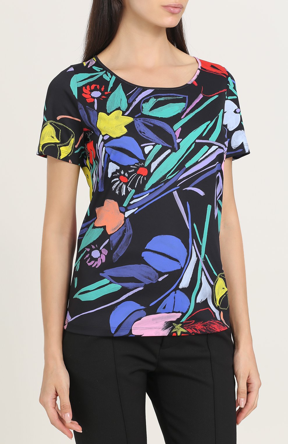 Приталенная футболка с круглым вырезом и принтом LEONARD PARIS, арт. GABRIEL/TANG0, фото 3