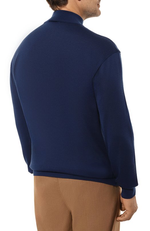 Шерстяной джемпер Paul&Shark C0P1049 Синий  C0P1049 Фото 4