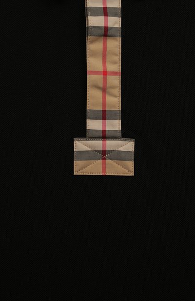 Хлопковое поло BURBERRY, арт. 8053654, фото 3