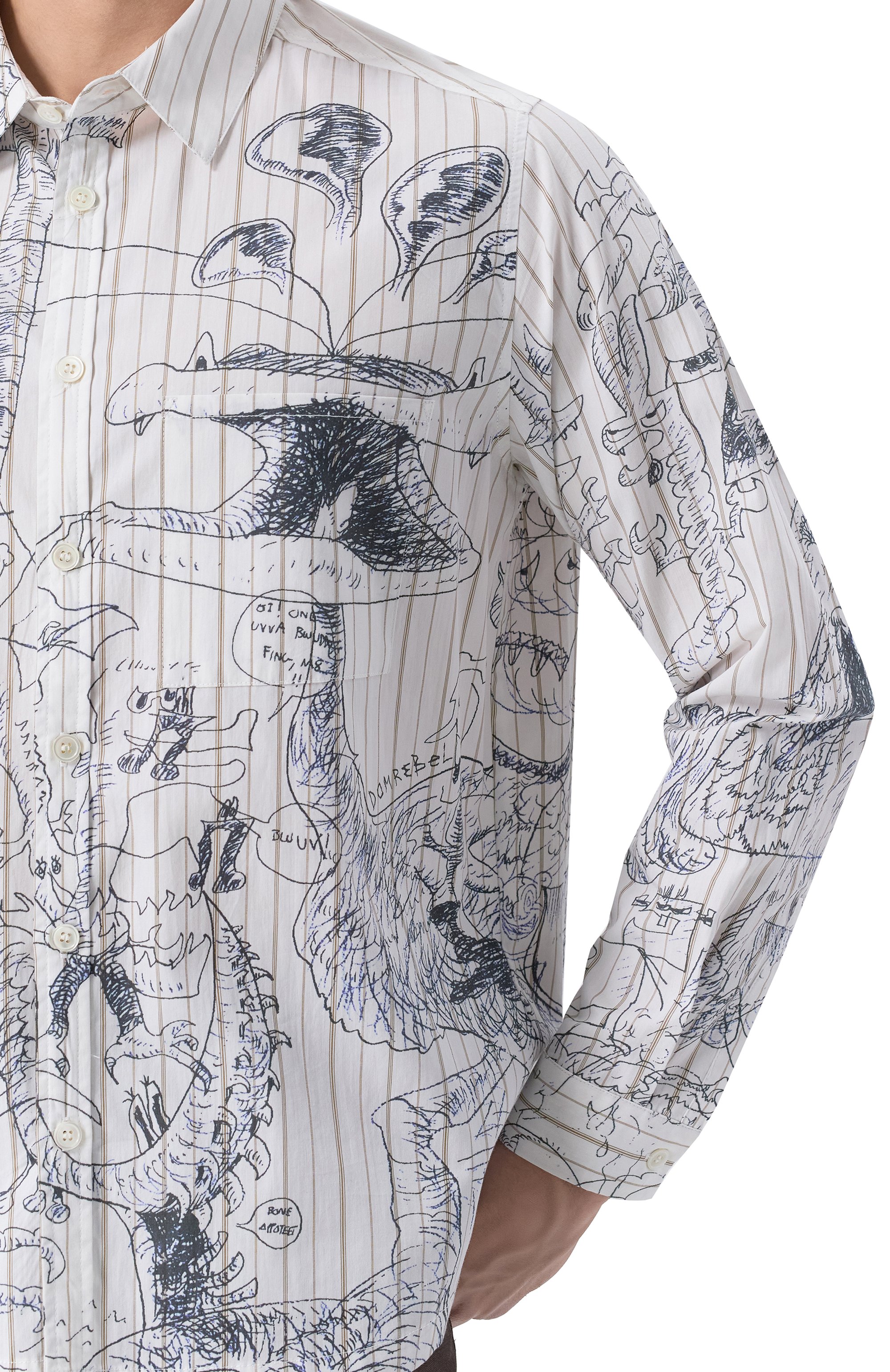 Хлопковая рубашка DOMREBEL, арт. UT0PIA/L0NGSLEEVE SHIRT, фото 5