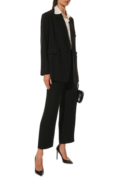 Брюки BY MALENE BIRGER черного цвета по цене 28500 руб., арт. Q70501005/LUCASSIN0, фото 2 Брюки BY MALENE BIRGER, арт. Q70501005/LUCASSIN0, фото 2