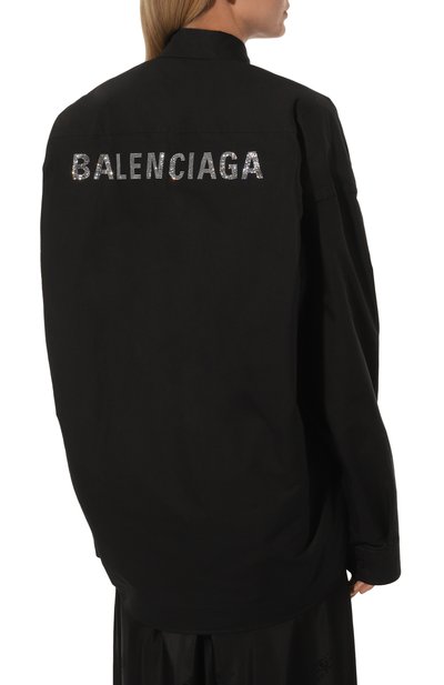 Хлопковая рубашка BALENCIAGA, арт. 773519/TNM60, фото 4