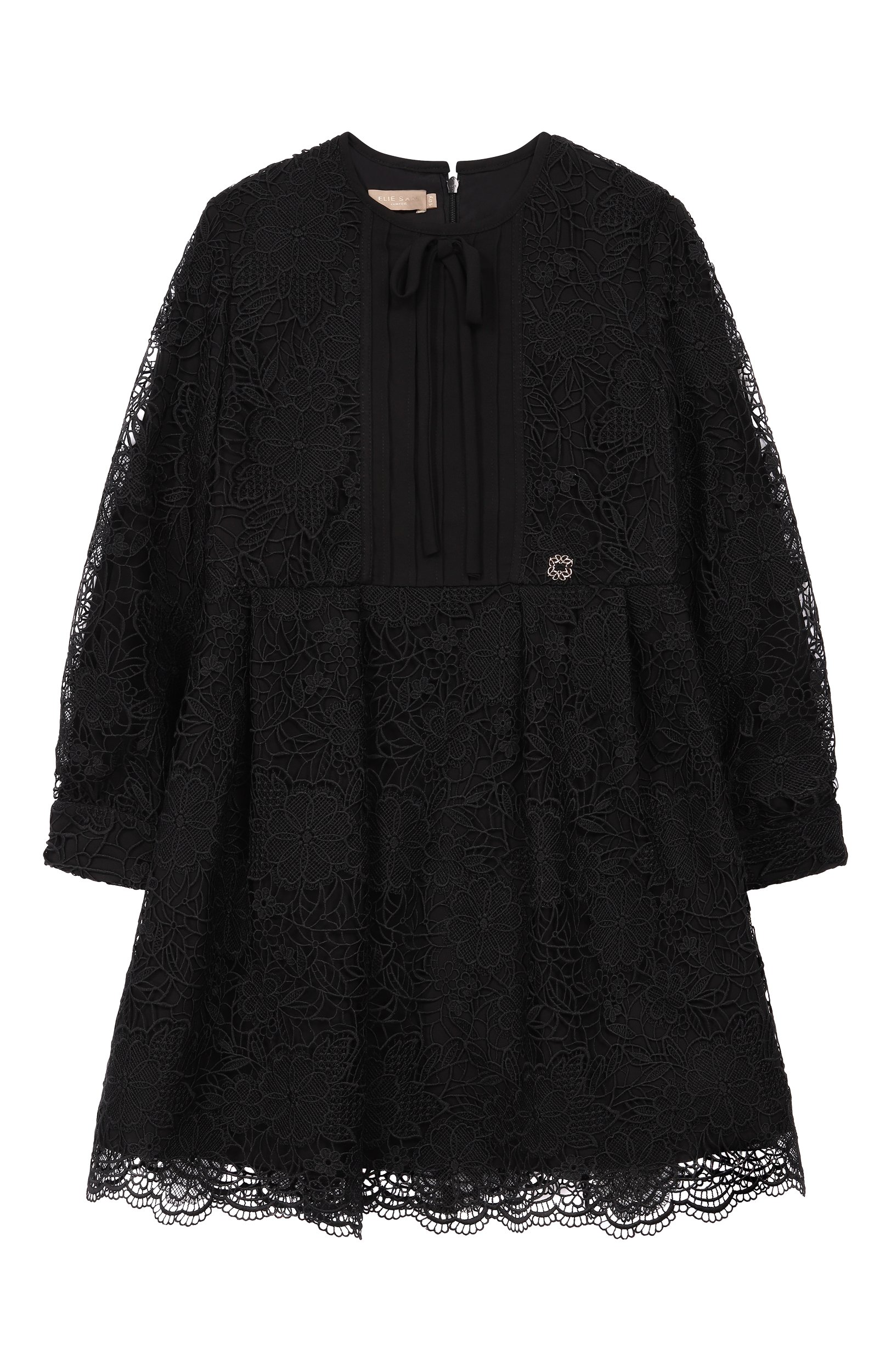 Платье ELIE SAAB JUNIOR черного цвета по цене 103500 руб., арт. EFAB132/TS1131, фото 1 Платье ELIE SAAB JUNIOR, арт. EFAB132/TS1131, фото 1
