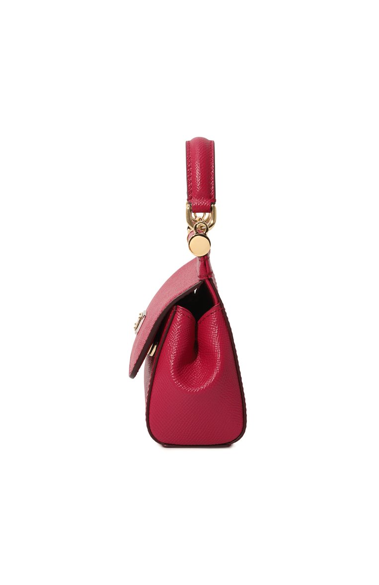Женская сумка sicily small DOLCE & GABBANA фуксия цвета, арт. BB9116_BE9116/A1001_1 | Фото 4 (Размер: small; Материал: Натуральная кожа; Ремень/цепочка: На ремешке)