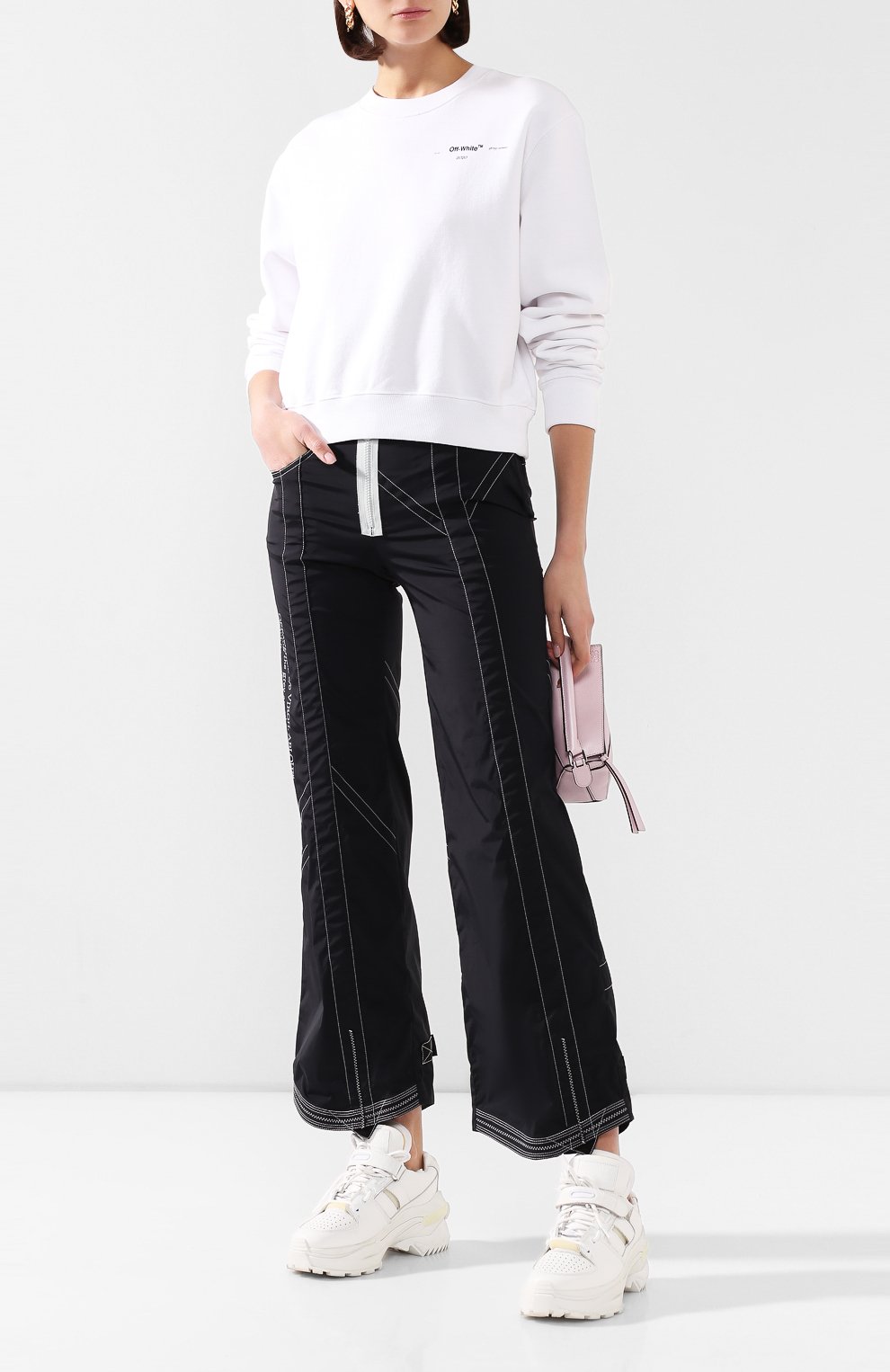 Хлопковый свитшот OFF-WHITE, арт. 0WBA026S20FLE0050184, фото 2