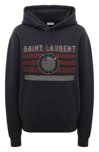 Хлопковое худи SAINT LAURENT, арт. 668816/Y36JN, фото 1