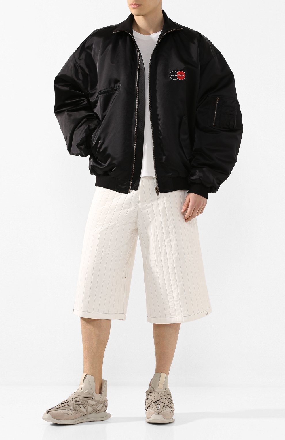 Кожаные кроссовки maximal runner RICK OWENS, арт. RR20S7813/LNWW1, фото 2