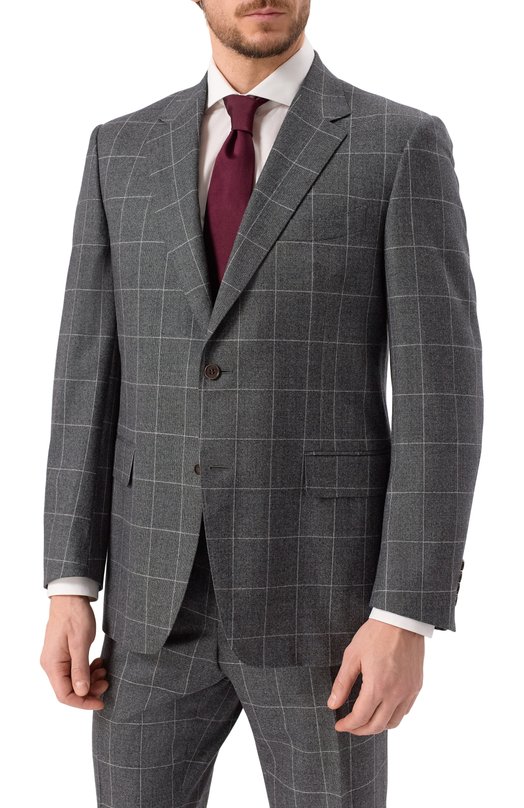 Шерстяной костюм Canali 11280/19/BF01207 Серый  11280/19/BF01207 Фото 3