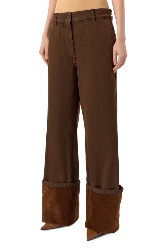 Джинсы Dries Van Noten 252-010931-2396 Коричневый  252-010931-2396 Фото 3