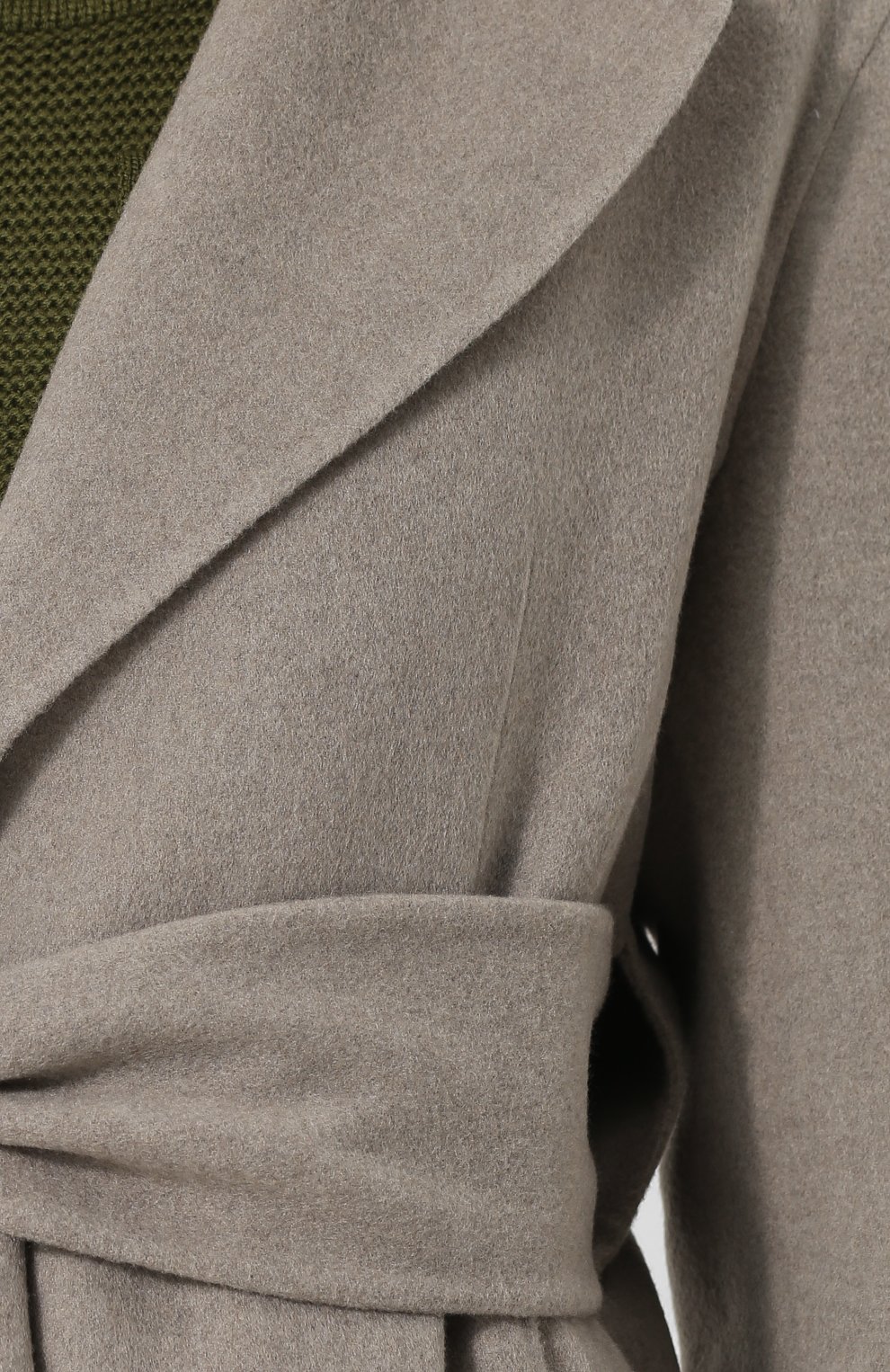 Однотонное кашемировое пальто с поясом BOTTEGA VENETA, арт. 522303/VD0D0, фото 5