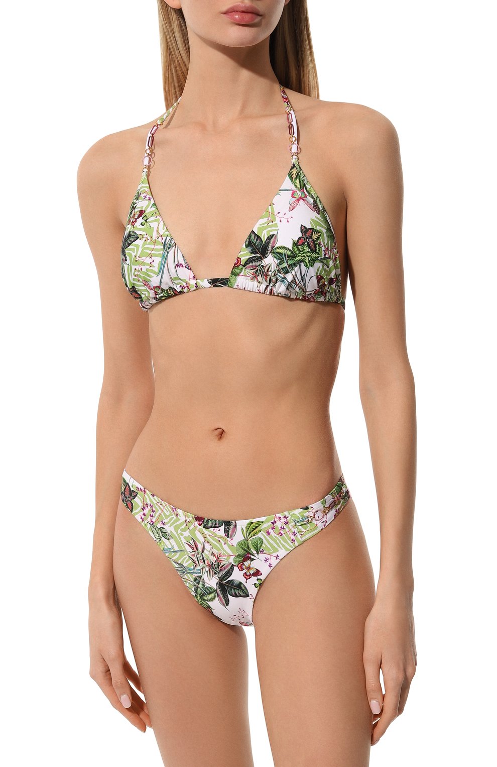 Плавки-бикини LISE CHARMEL зеленого цвета по цене 15790 руб., арт. ABB0773, фото 2 Плавки-бикини LISE CHARMEL, арт. ABB0773, фото 2