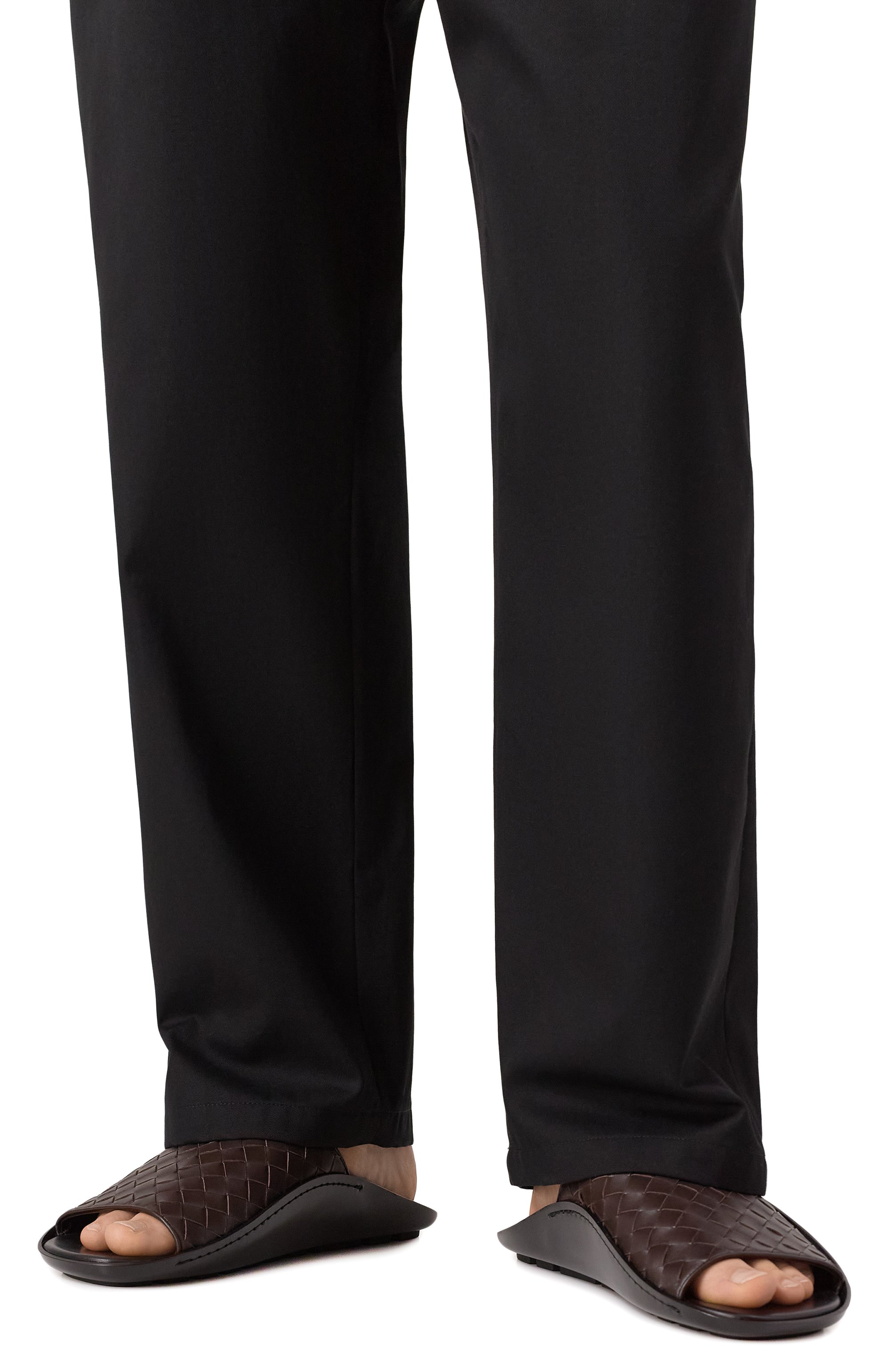 Кожаные шлепанцы wave BOTTEGA VENETA, арт. 827192/V2ED0, фото 3