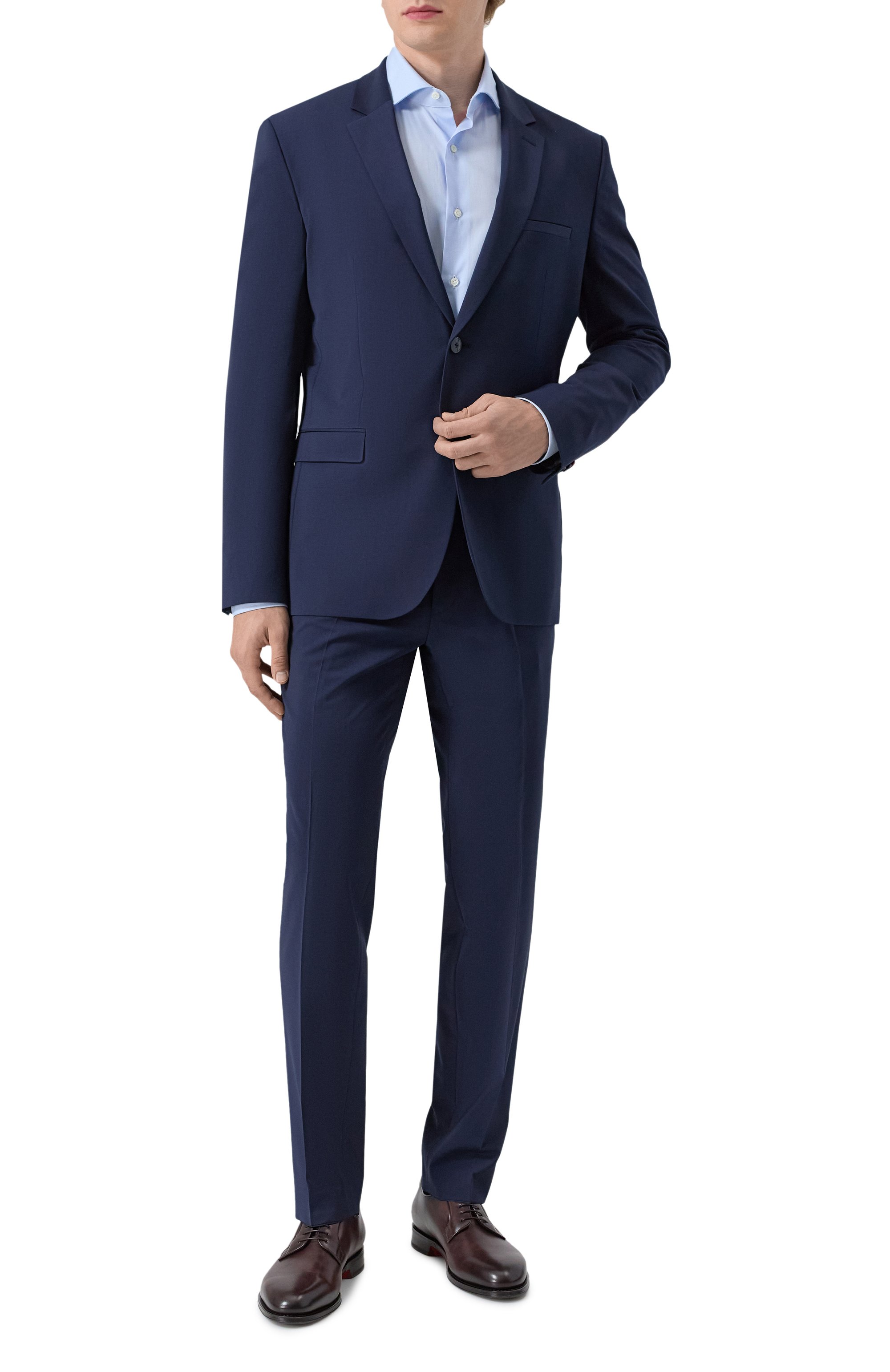 Кожаные дерби colin SANTONI, арт. MCCG17837PG4H0BR, фото 2