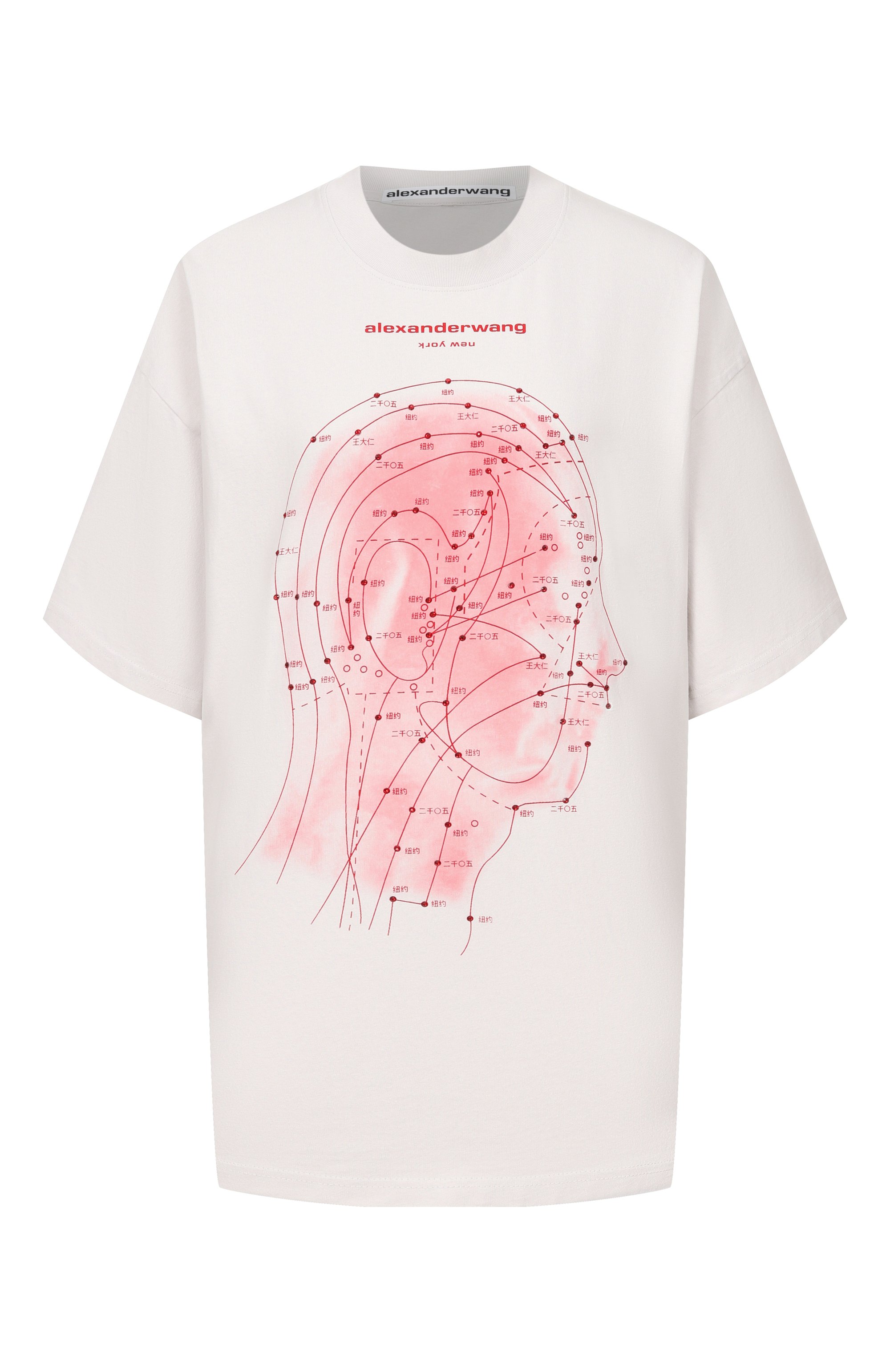 Хлопковая футболка ALEXANDER WANG, арт. UCC2261886, фото 1