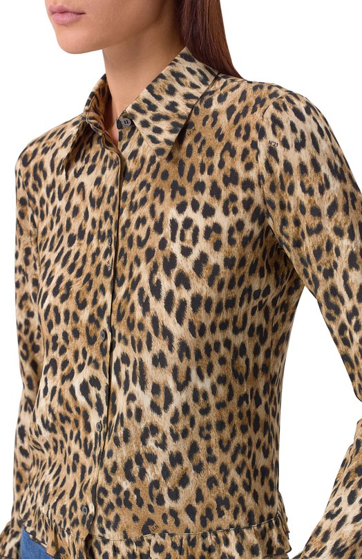 Блузка из вискозы N21 G041/5245 Леопардовый  G041/5245 Фото 5