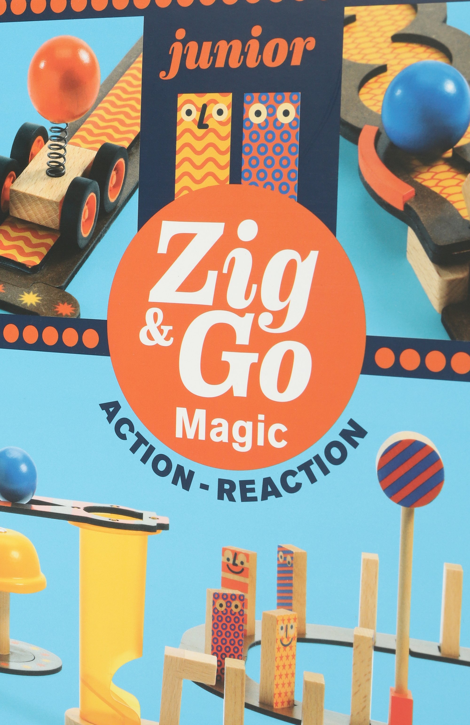 Деревянный конструктор zig&go, 43 детали DJECO, арт. DJ05649, фото 3