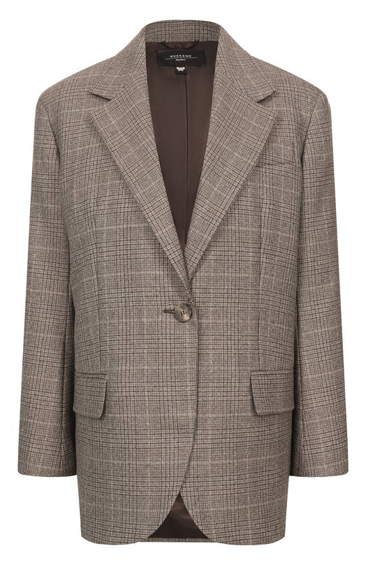 Шерстяной жакет Weekend Max Mara WKDMAGMA Серый WKDMAGMA